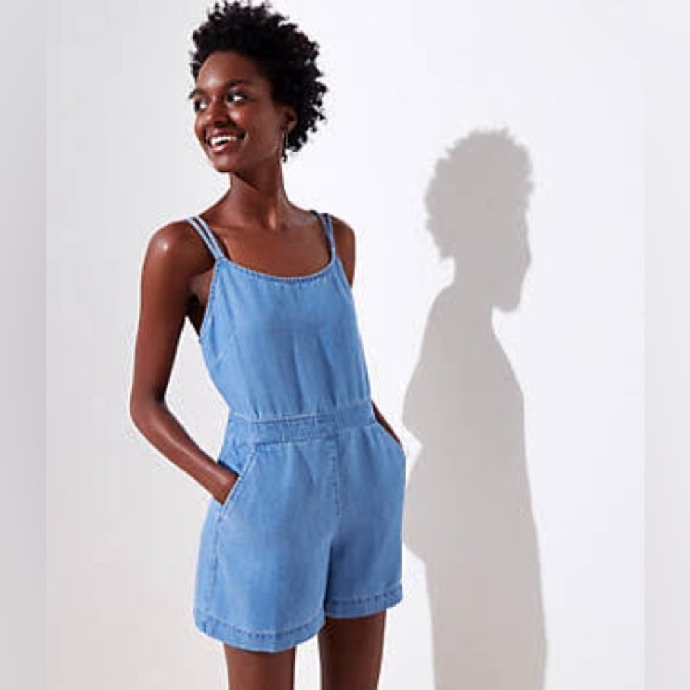 LOFT | Denim Romper